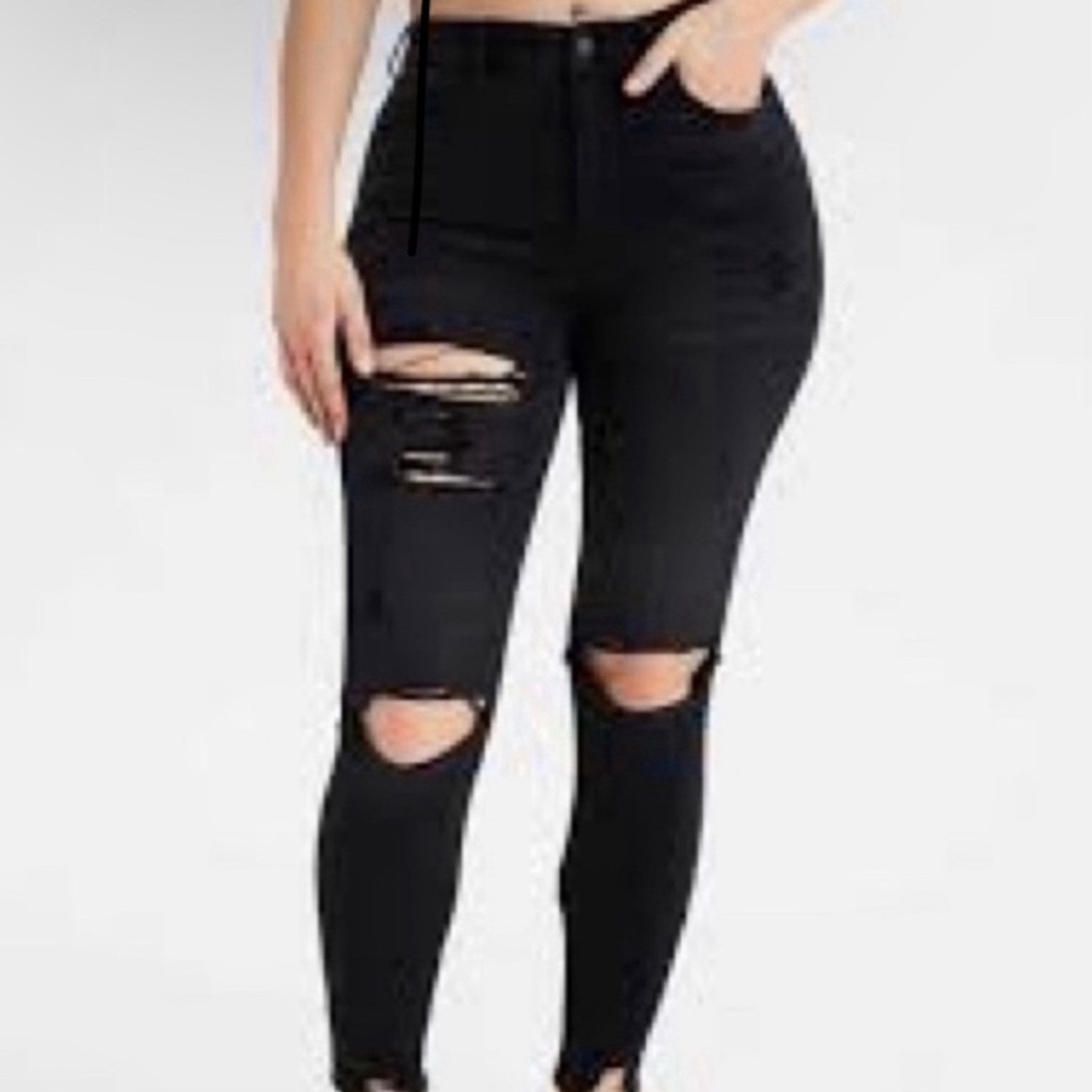 American Eagle high rise curvy jeans